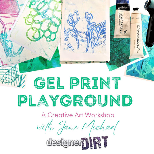 Gel Print Playground - A Creative Art Workshop - Friday 3rd October 10 - 1