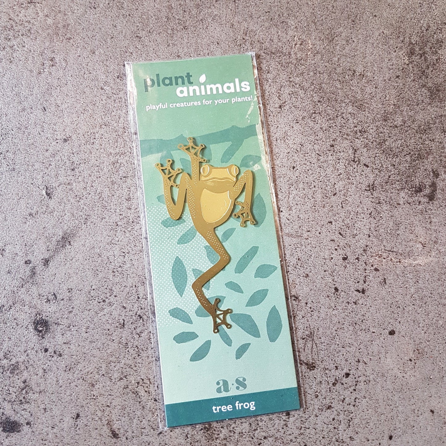 Brass plant animal - Tree frog