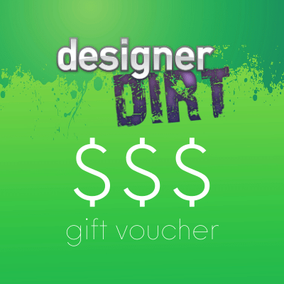 Designer Dirt gift card. Buy a gift certificate or voucher for a present if you can't decide what to buy