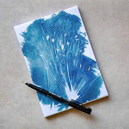 Botanical Print A5 Notepad by Australian Artist Jane Michael