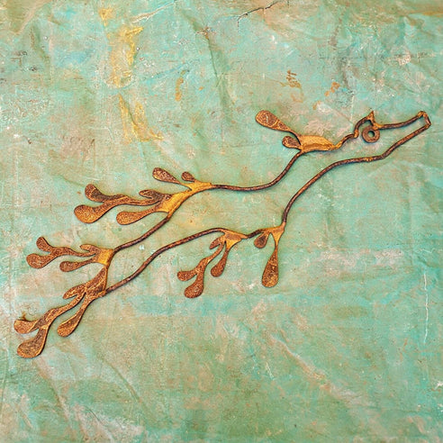 Leafy sea dragon sculpture from corten offcuts by Ian and Jane Michael, Designer Dirt in Albany, Western Australia 2021.jpg