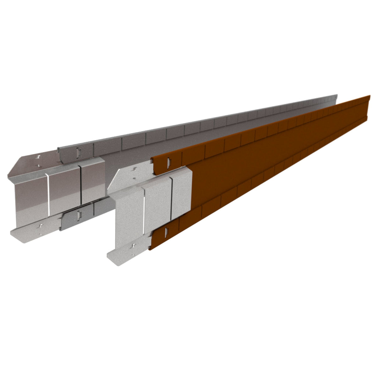 Straightcurve Flex ClickConnect Corten garden edging