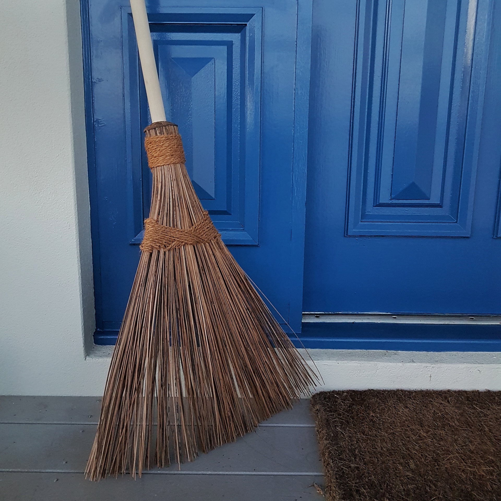 outdoor coconut palms garden broom Coconut palm broom – Designer Dirt