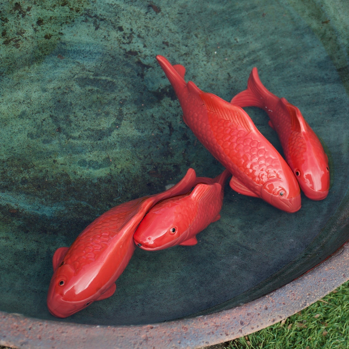 Koi Fish Inflatable Floating ceramic koi – Designer Dirt