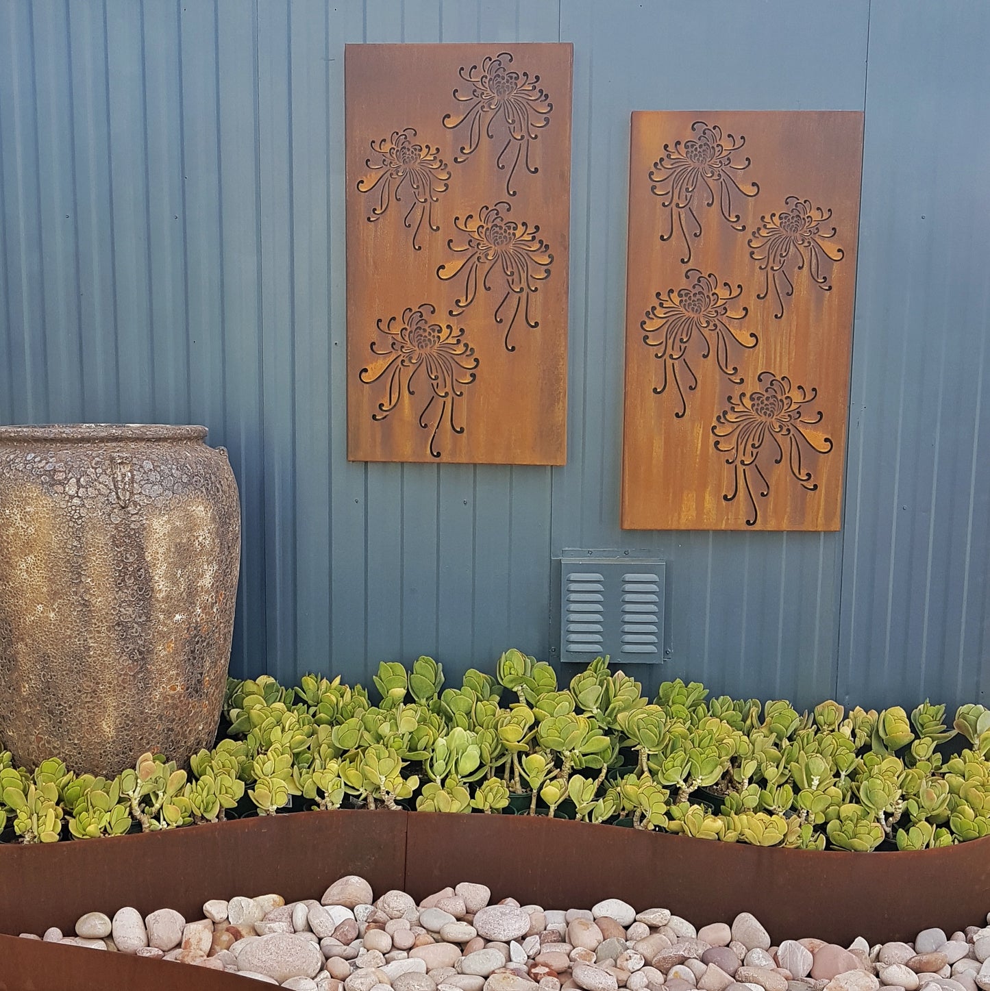 Corten screens